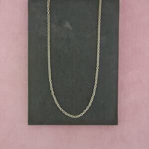 sterling silver 3mm cable chain necklace size 24in